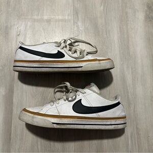 Nike Court Legacy White Black Gold Men’s Sneakers Sz 10.5